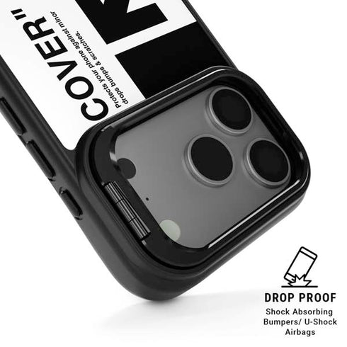 Black and White Arrows iPhone 17 Pro Max Kickstand Case