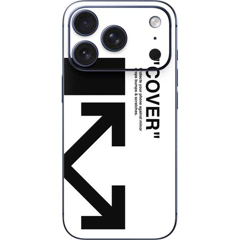 Black and White Arrows iPhone 17 Pro Skin