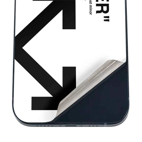 Black and White Arrows iPhone 17 Pro Skin