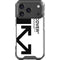 Black and White Arrows iPhone 18 Pro Clear Case