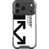 Black and White Arrows iPhone 18 Pro Clear Case