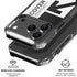 Black and White Arrows iPhone 18 Pro Clear Case