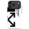 Black and White Arrows iPhone 18 Pro Impact Case
