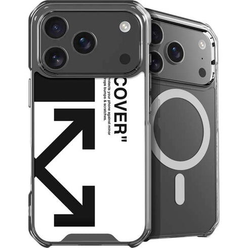 Black and White Arrows iPhone 18 Pro MagSafe Case