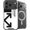 Black and White Arrows iPhone 18 Pro MagSafe Case