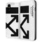 Black and White Arrows iPhone 8 Folio Case