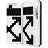 Black and White Arrows iPhone 8 Folio Case