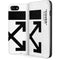 Black and White Arrows iPhone SE (2nd & 3rd Gen) Folio Case