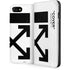 Black and White Arrows iPhone SE (2nd & 3rd Gen) Folio Case
