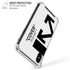 Black and White Arrows iPhone X/XS Clear Case