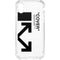 Black and White Arrows iPhone XS Clear Case