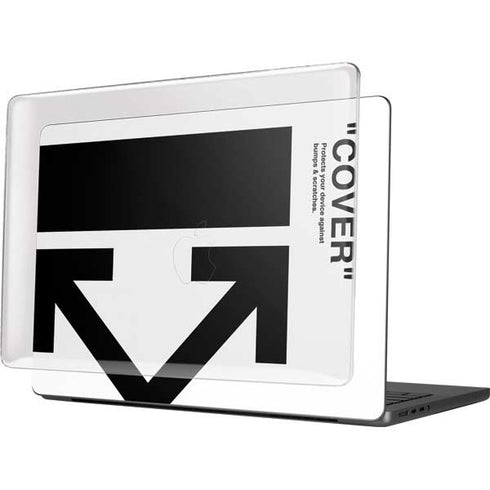 Black and White Arrows MacBook Pro 14in (2021-24) Case plus Skin