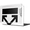 Black and White Arrows MacBook Pro 14in (2021-24) Case plus Skin