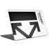 Black and White Arrows MacBook Skins