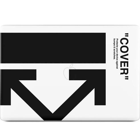 Black and White Arrows MacBook Skins