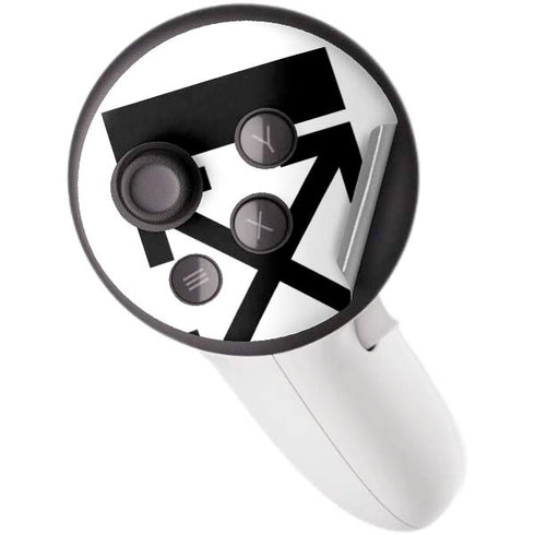 Black and White Arrows Meta Quest 3S Skin