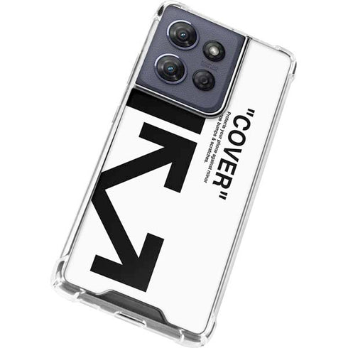 Black and White Arrows Moto G 5G (2025) Clear Case