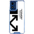 Black and White Arrows Moto G 5G (2024) Clear Case