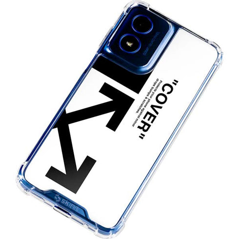 Black and White Arrows Moto G 5G (2024) Clear Case