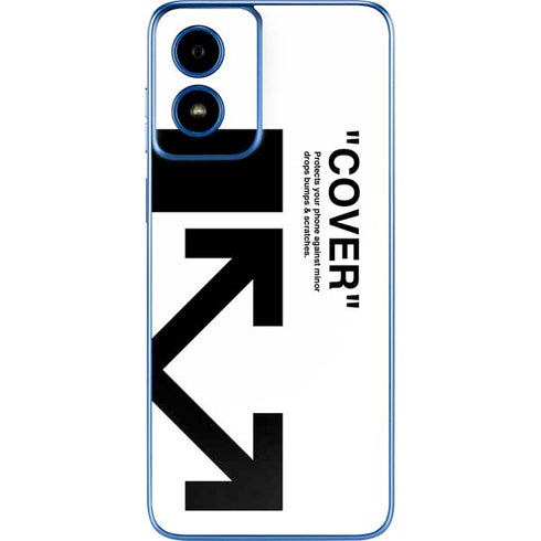 Black and White Arrows Moto G Play 4G (2024) Skin