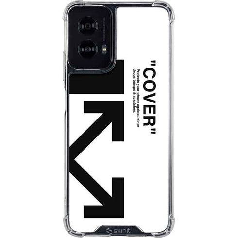 Black and White Arrows Moto G Power 5G (2024) Clear Case