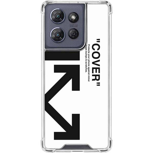 Black and White Arrows Moto G Power 5G (2025) Clear Case