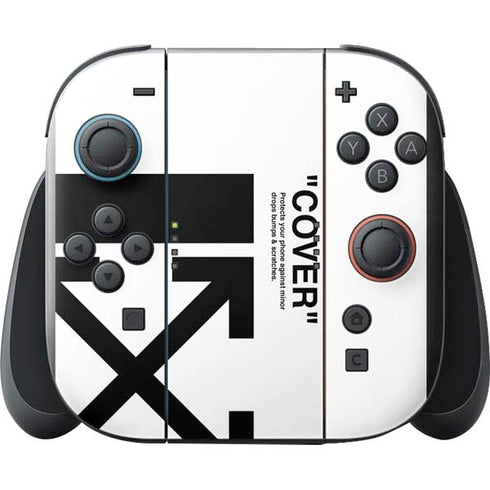 Black and White Arrows Nintendo Switch 2 (2025) with Joy-Con Skin
