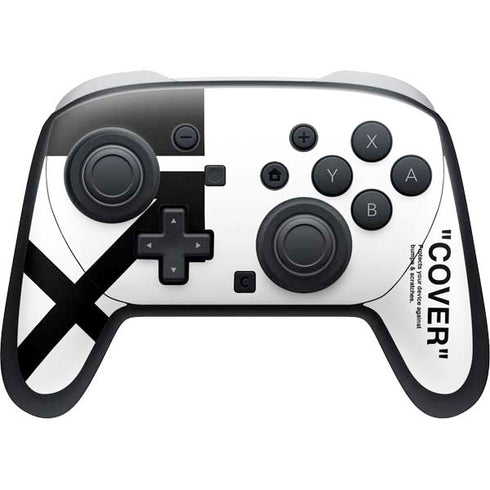 Black and White Arrows Nintendo Switch 2 (2025) Pro Controller Skin
