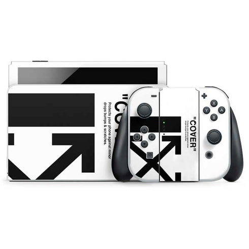 Black and White Arrows Nintendo Skins