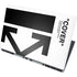 Black and White Arrows Dell Precision Skin