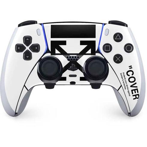 Black and White Arrows PS5 DualSense Edge Pro Controller Skin
