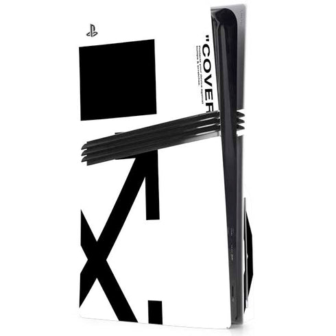 Black and White Arrows PS5 Pro Disk Console Skin