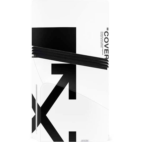 Black and White Arrows PS5 Pro Disk Console Skin