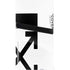 Black and White Arrows PS5 Pro Disk Console Skin