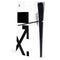 Black and White Arrows PS5 Slim Digital Edition Console Skin
