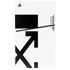 Black and White Arrows PS5 Slim Digital Edition Console Skin