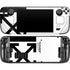 Black and White Arrows Steam Deck Handheld Gaming Computer OLED Skin