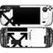 Black and White Arrows Steam Deck Handheld Gaming Computer Skin