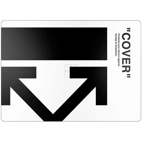 Black and White Arrows Surface Laptop 7 13.8in Skin