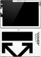 Black and White Arrows Surface Pro (2017) Skin