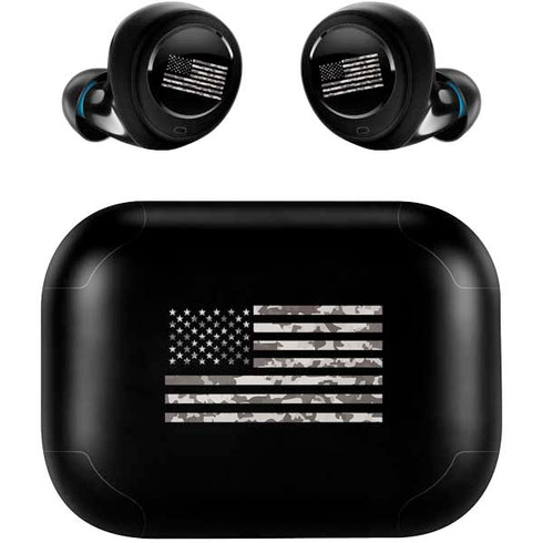 Black and White Camo American Flag Amazon Echo Buds Skin