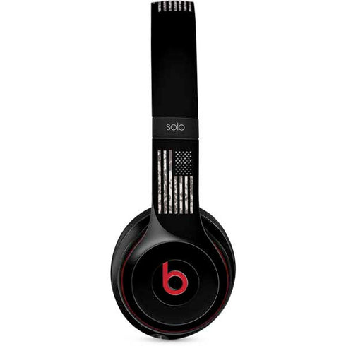 Black and White Camo American Flag Beats Solo 3 Wireless Skin