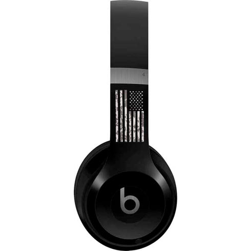 Black and White Camo American Flag Beats Solo 4 Wireless Headphones Skin