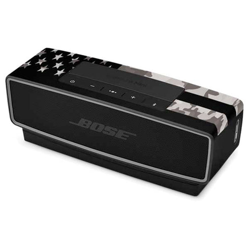 Black and White Camo American Flag Bose SoundLink Mini Speaker II Skin