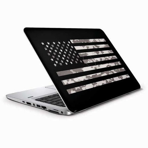 Black and White Camo American Flag HP Elitebook Skin
