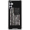 Black and White Camo American Flag Gabb Phone 4 Clear Case
