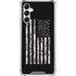 Black and White Camo American Flag Gabb Phone 4 Clear Case