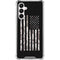 Black and White Camo American Flag Galaxy A16 5G Clear Case