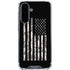 Black and White Camo American Flag Galaxy A36 5G Clear Case