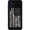 Black and White Camo American Flag Galaxy A55 5G Skin
